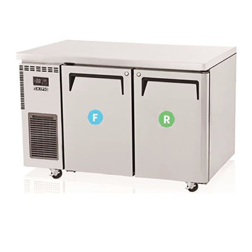 dual under counter fridge freezer