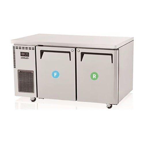 dual under counter fridge freezer