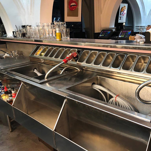 Stainless Steel Cocktail Prep Counter