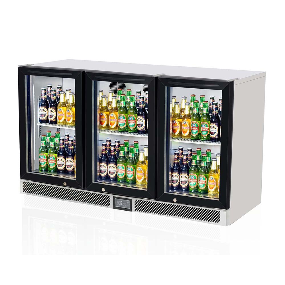 Glass Door Merchandiser Back Bar